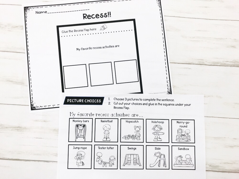 writing activities for special education students