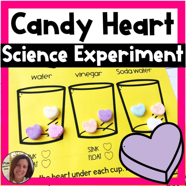 candy heart science experiment