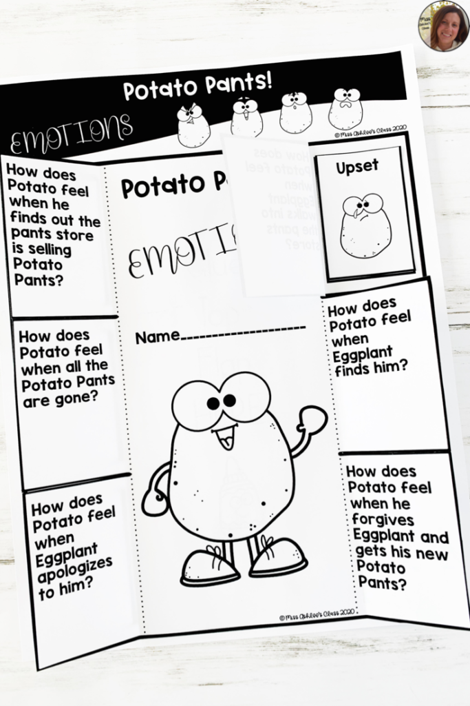 Emotions Flap Book Potato Pants!