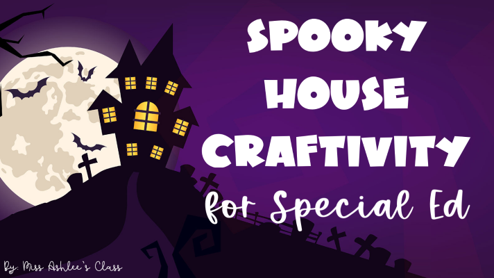 Spooky House Writing Activity for Special Ed