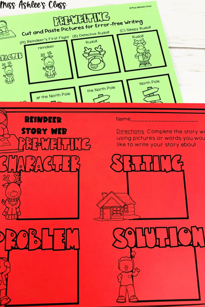 Identifying story elements: character, setting, problem and